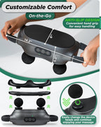 2-Head Deep Tissue Massager Charcoal Black | Lunix - Massage Gun - Lunix