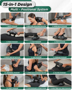 2-Head Deep Tissue Massager Charcoal Black | Lunix - Massage Gun - Lunix