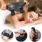 2-Head Deep Tissue Massager Charcoal Black | Lunix - Massage Gun - Lunix