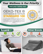 3-Piece Bed Wedge Pillow Set | Lunix - Wedge Pillow Set - Lunix