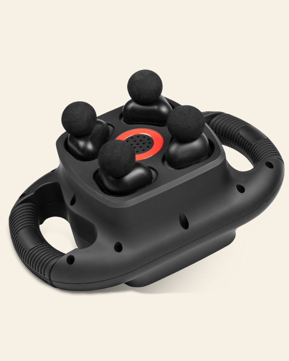 4-Head Percussion Massager Charcoal Black | Lunix - Massage Gun - Lunix