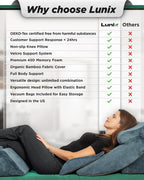 6-Piece Wedge Pillow Set Stone Navy | Lunix - Wedge Pillow Set - Lunix