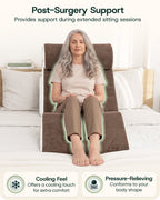Bed Wedge Pillow Set Almond Brown | Lunix - Wedge Pillow Set - Lunix