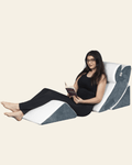 Bed Wedge Pillow Set Arctic Navy | Lunix - Wedge Pillow Set - Lunix