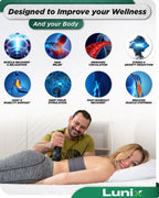 Deep Tissue Massage Gun Charcoal Black | Lunix - Massage Gun - Lunix