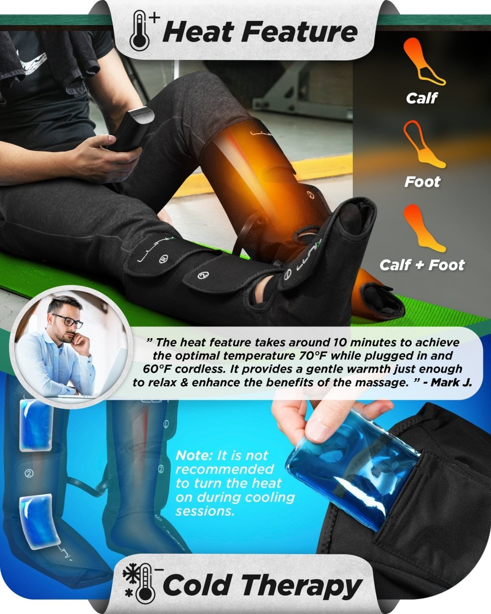 Foot & Calf Compression Massager | Lunix - Foot Massager - Lunix