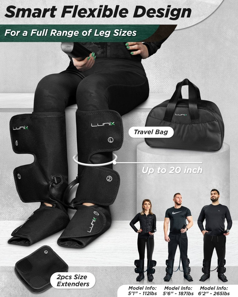 Foot & Calf Compression Massager | Lunix - Foot Massager - Lunix