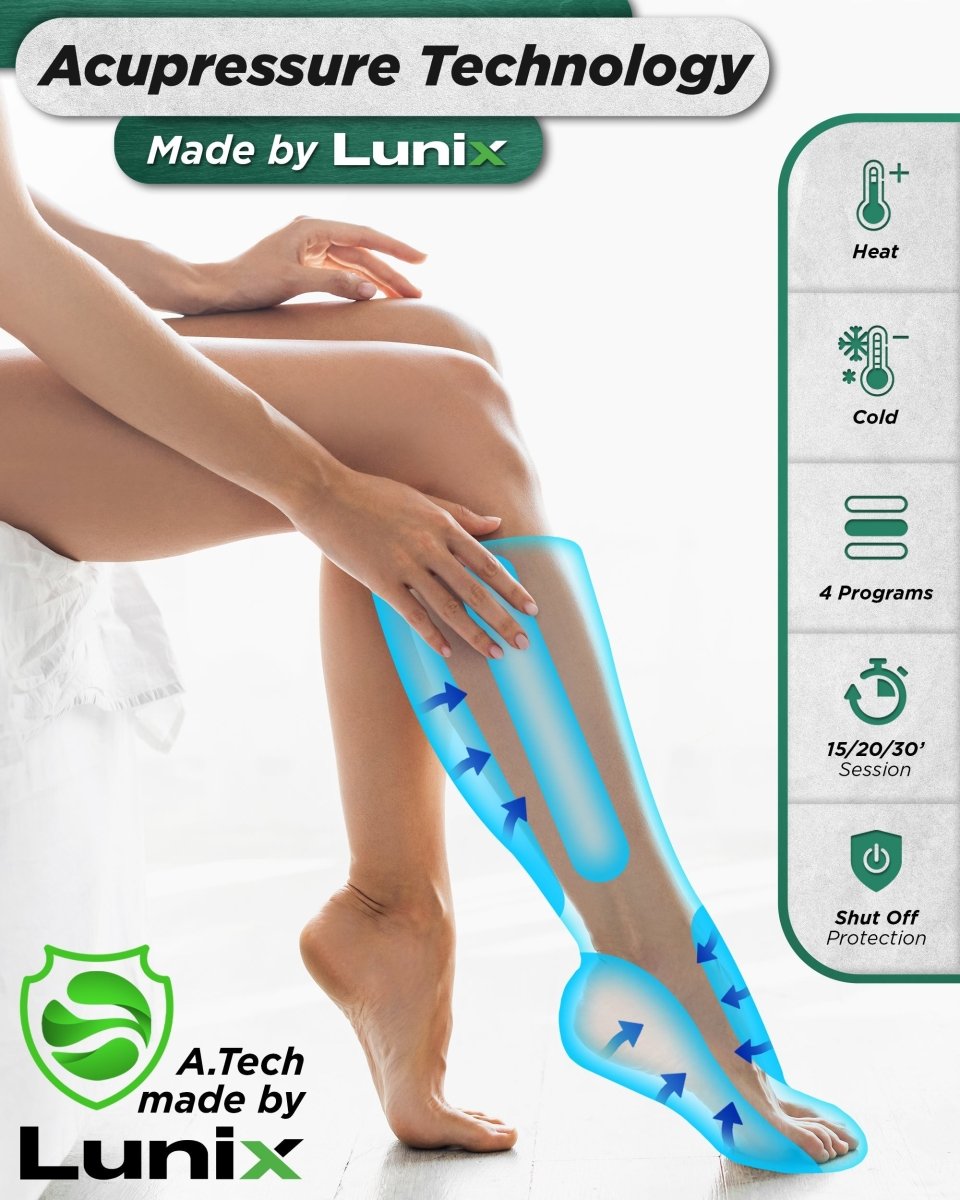 Foot & Calf Compression Massager | Lunix - Foot Massager - Lunix