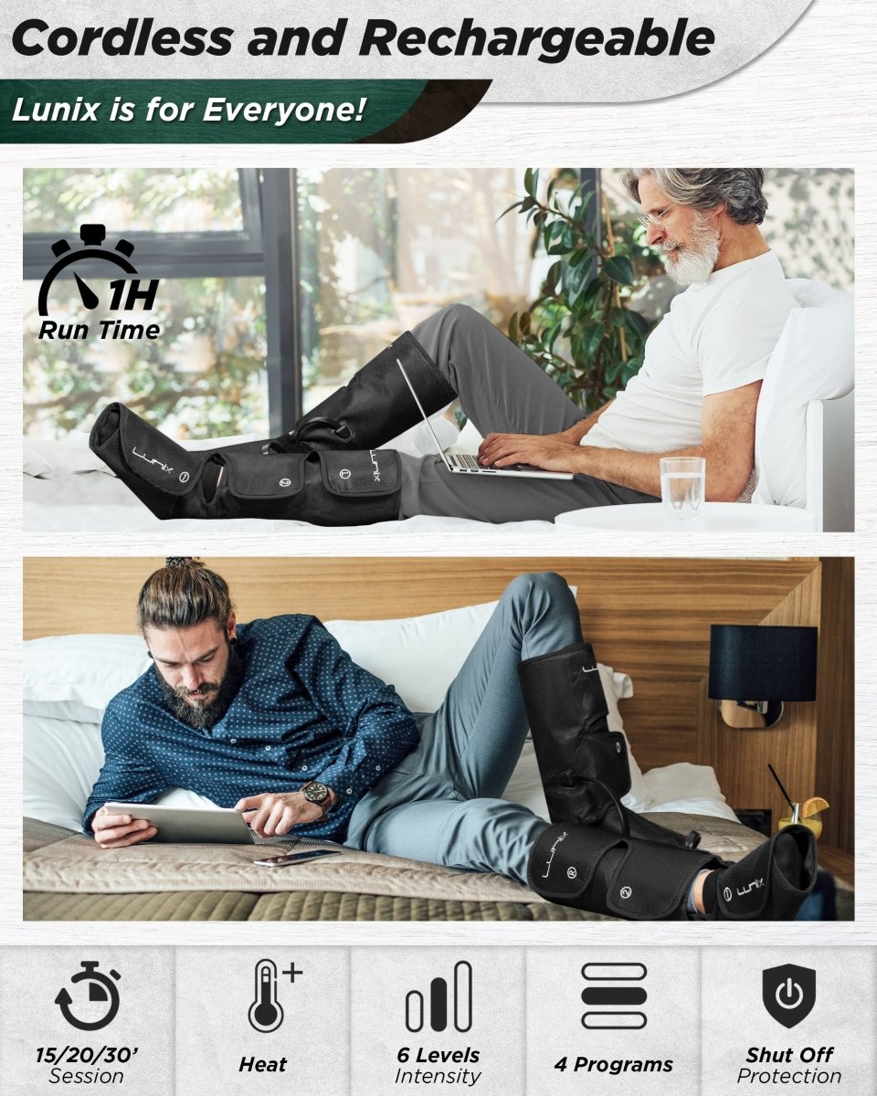 Foot & Calf Compression Massager | Lunix - Foot Massager - Lunix