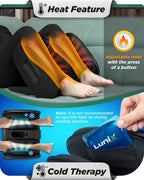 Foot & Calf Massager Granite Black | Lunix - Leg & Foot Massager - Lunix