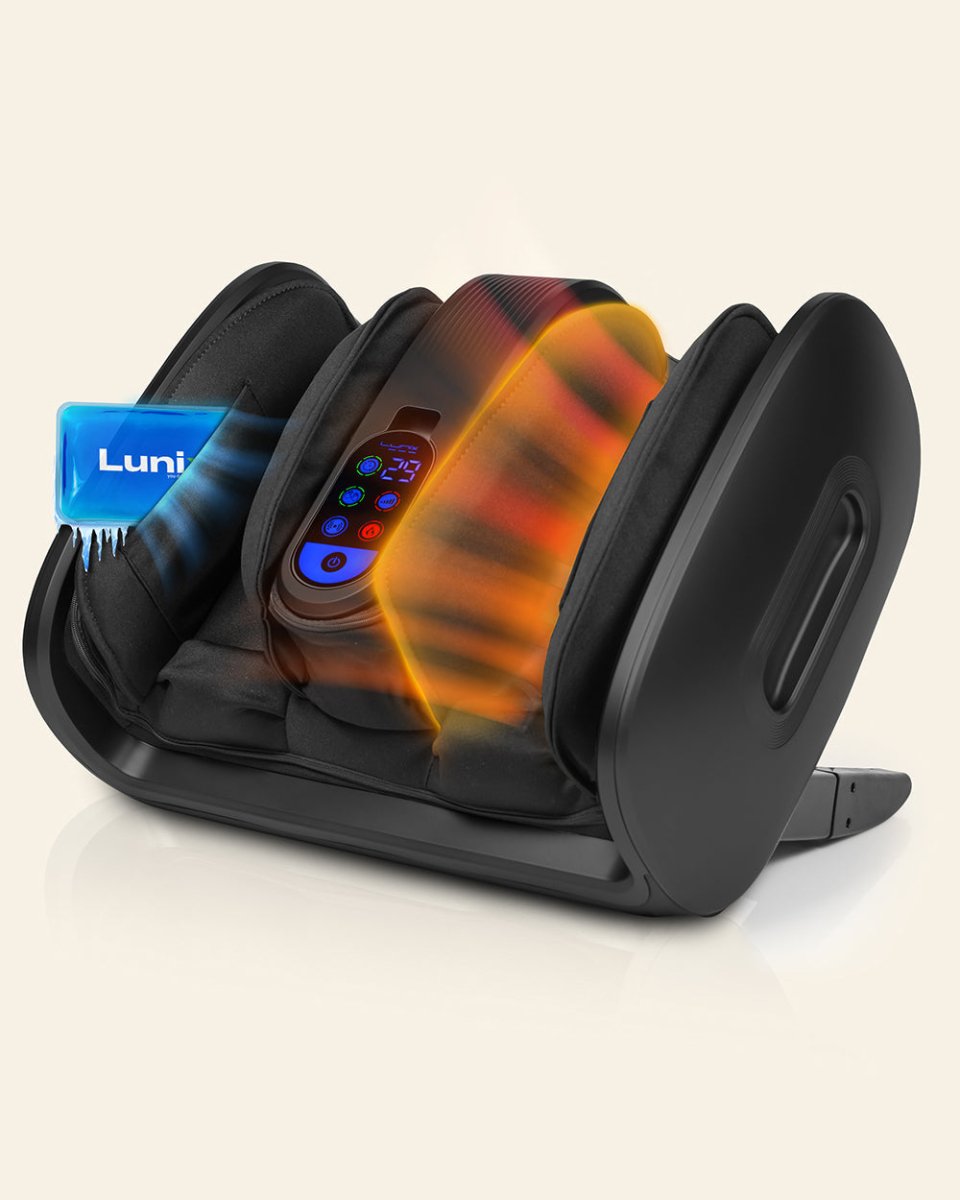 Foot & Calf Massager Granite Black | Lunix - Leg & Foot Massager - Lunix