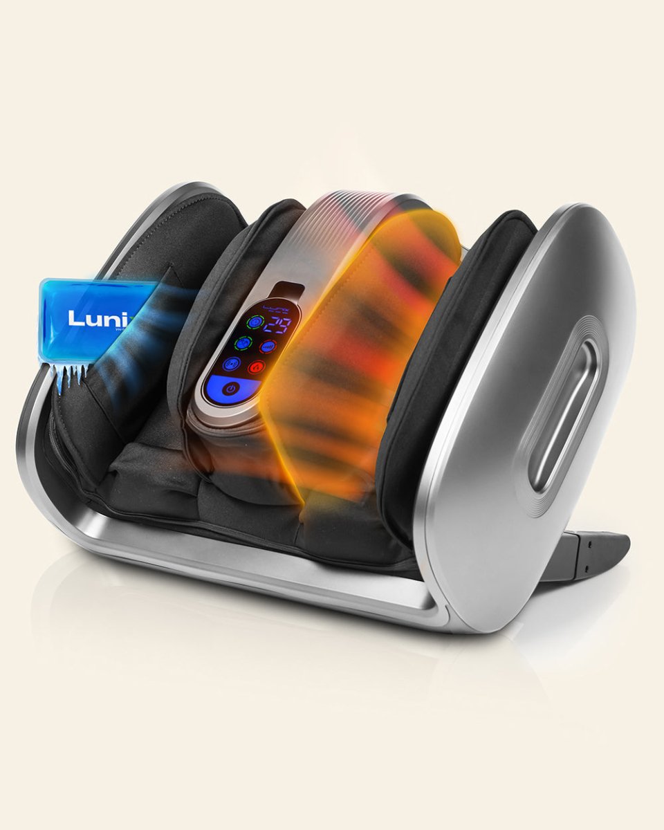 Foot & Calf Massager Granite Gray | Lunix - Leg & Foot Massager - Lunix