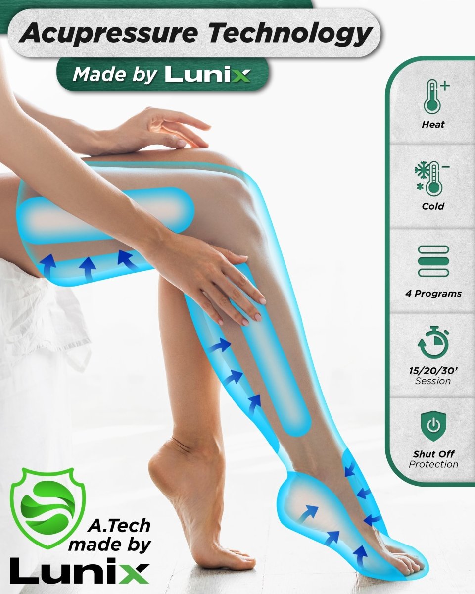 Full Leg Compression Massager | Lunix - Full Leg Massager - Lunix