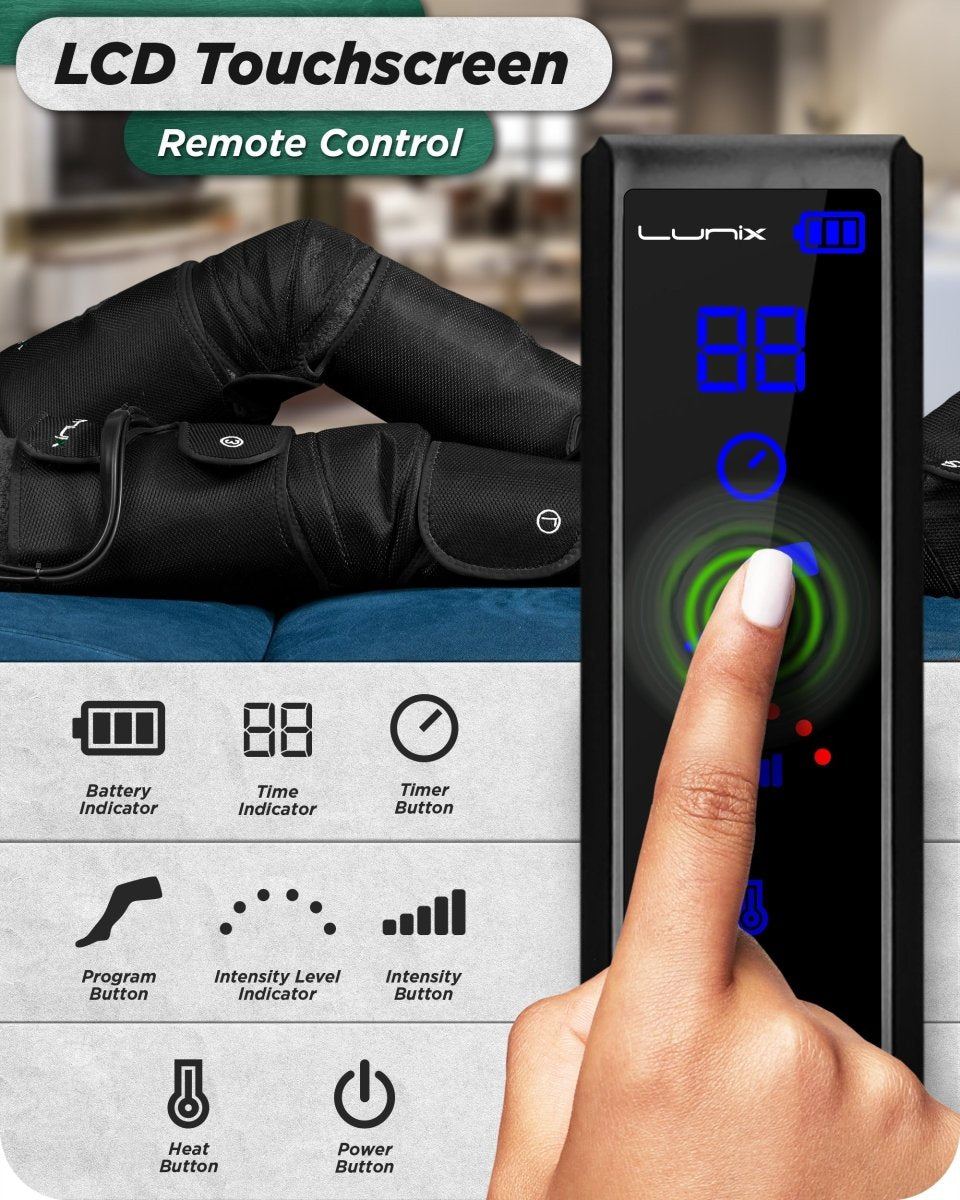 Full Leg Compression Massager | Lunix - Full Leg Massager - Lunix