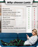Full Leg Massager Forest Green | Lunix - Full Leg Massager - Lunix
