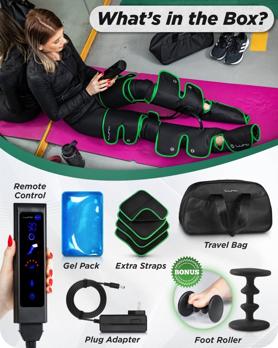 Full Leg Massager Forest Green | Lunix - Full Leg Massager - Lunix
