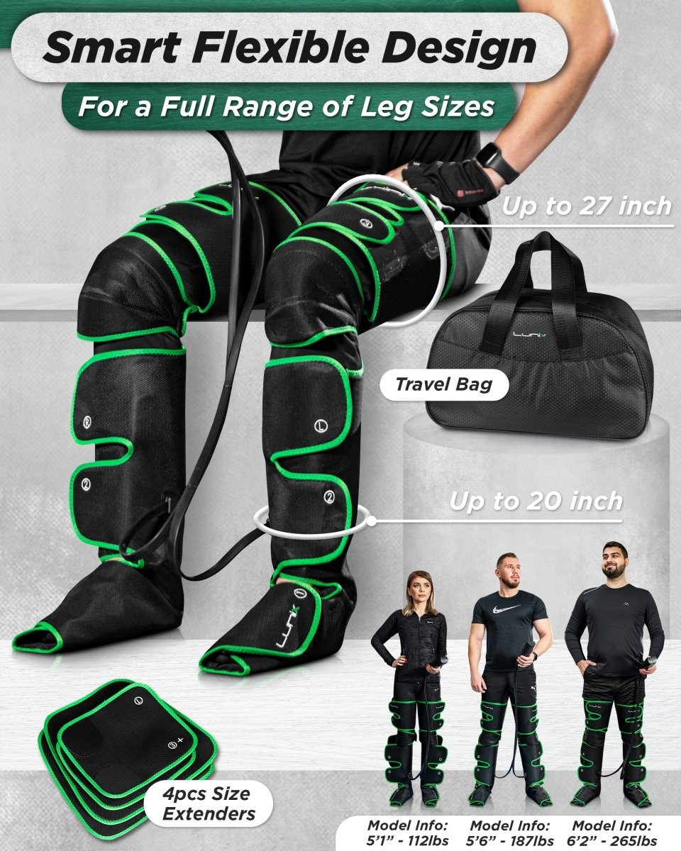 Full Leg Massager Forest Green | Lunix - Full Leg Massager - Lunix