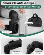 Knee Compression Massager Charcoal Black | Lunix - Knee Massager - Lunix