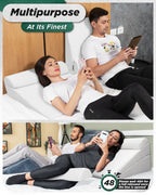 Lunix LX8 4-Piece Wedge Pillow Set | Lunix - Wedge Pillow Set - Lunix