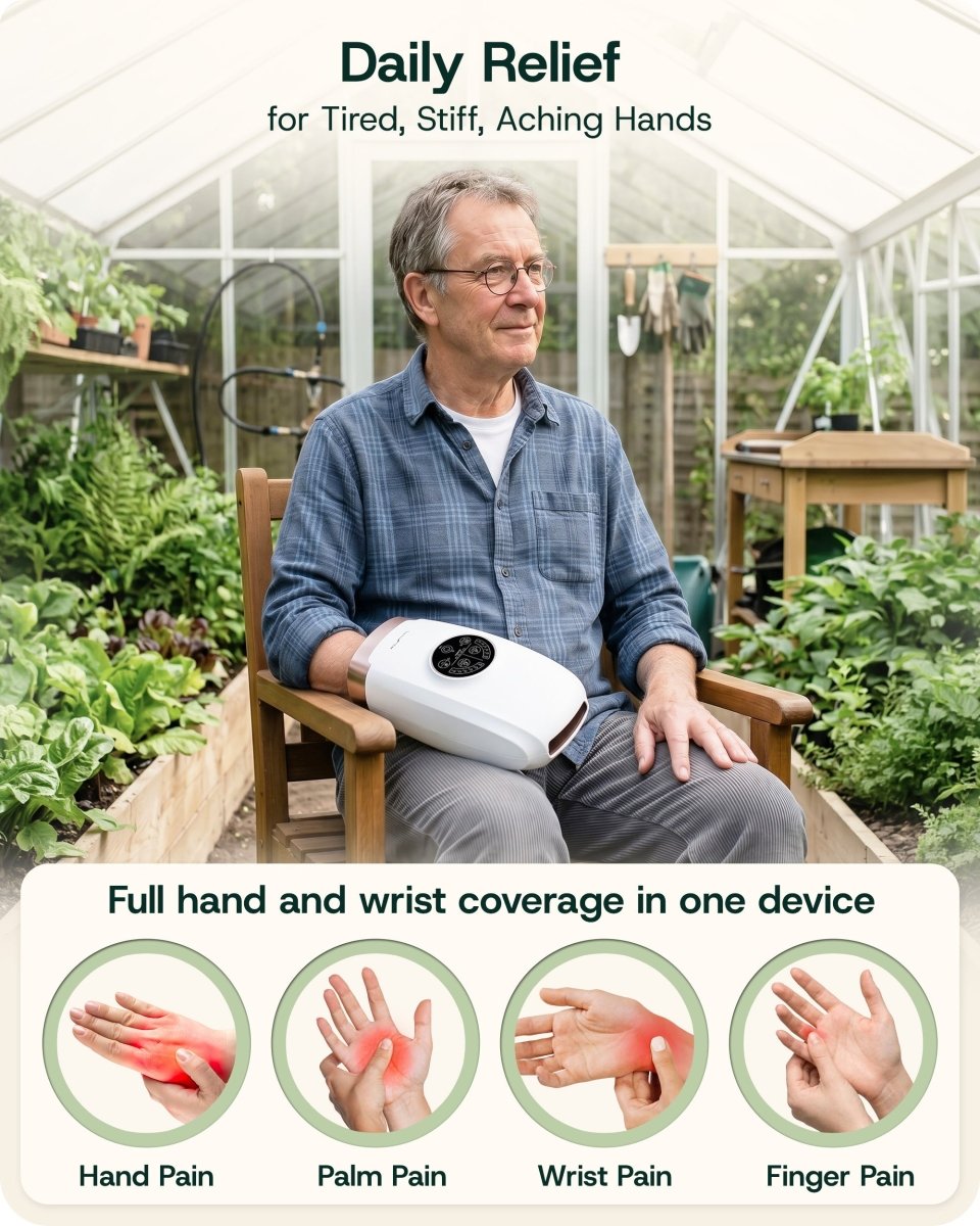LX3 Hand Massager Lunar White | Lunix - Hand Massager - Lunix