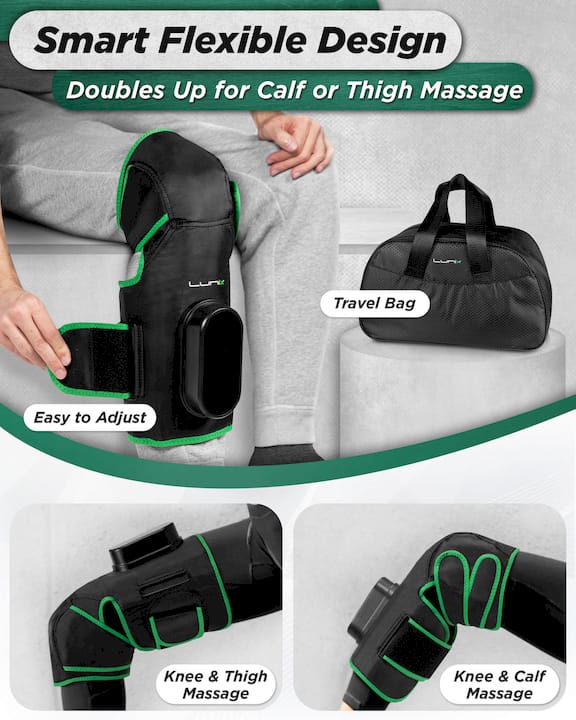 LX4 Knee Massager Forest Green | Lunix - Knee Massager - Lunix
