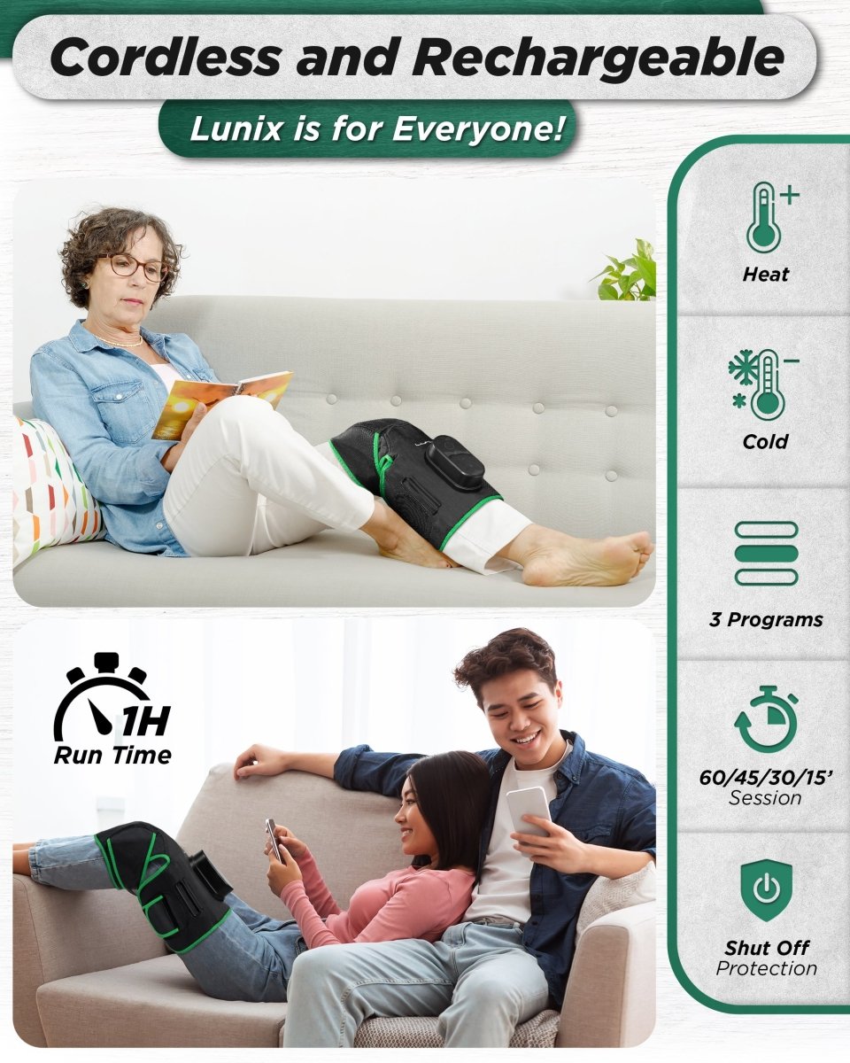 LX4 Knee Massager Forest Green | Lunix - Knee Massager - Lunix