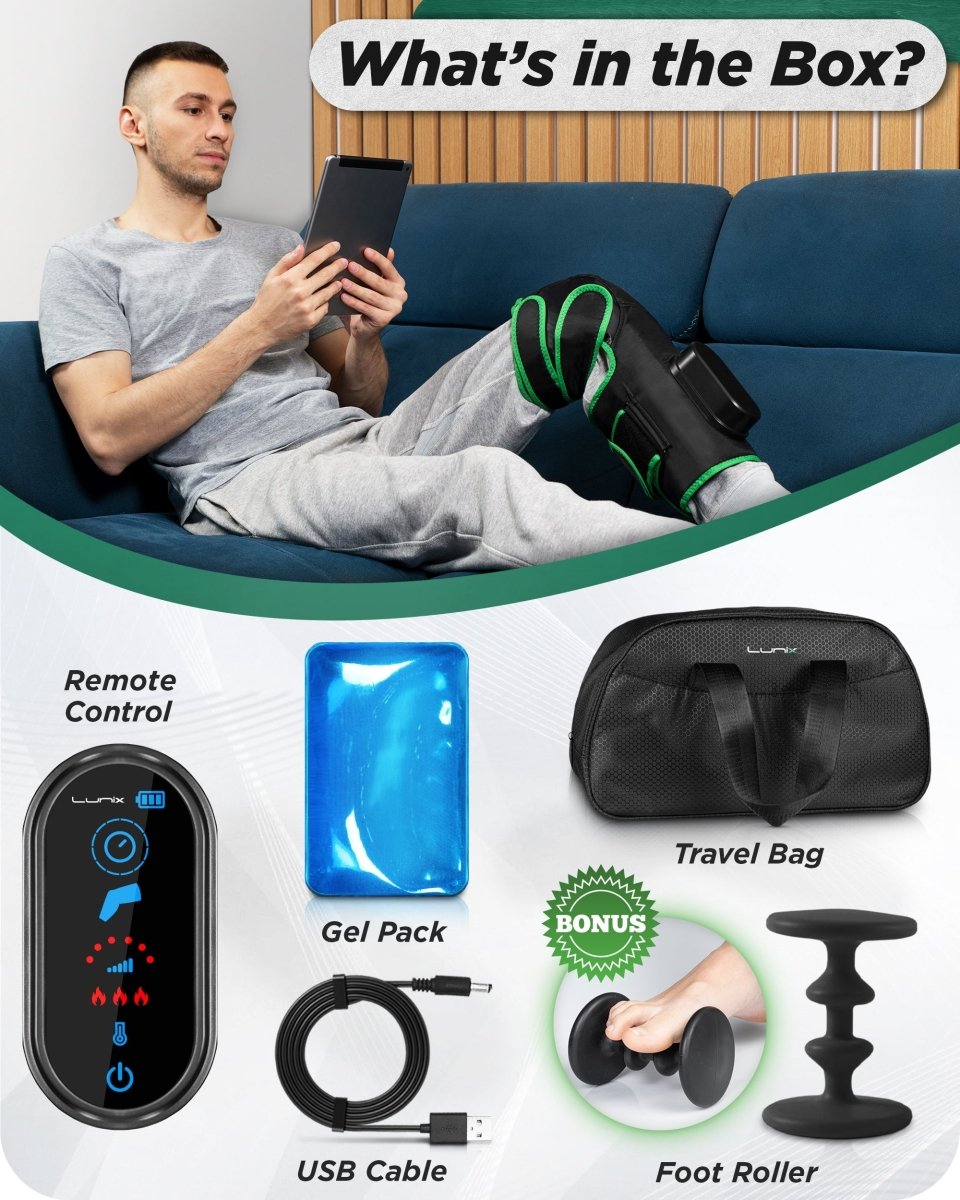 LX4 Knee Massager Forest Green | Lunix - Knee Massager - Lunix