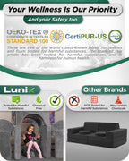 Modular Play Couch Granite Gray | Lunix - Children Furniture - Lunix