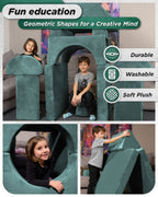 Modular Play Couch Sage Teal | Lunix - Children Furniture - Lunix
