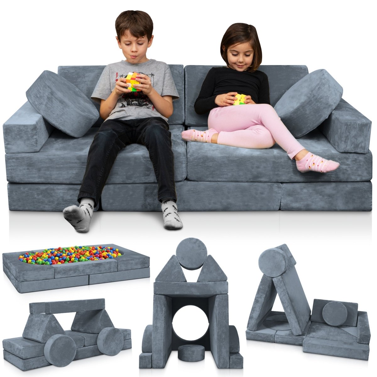 Play Couch + Extra Cover Bundle | Lunix - Children Furniture - Lunix