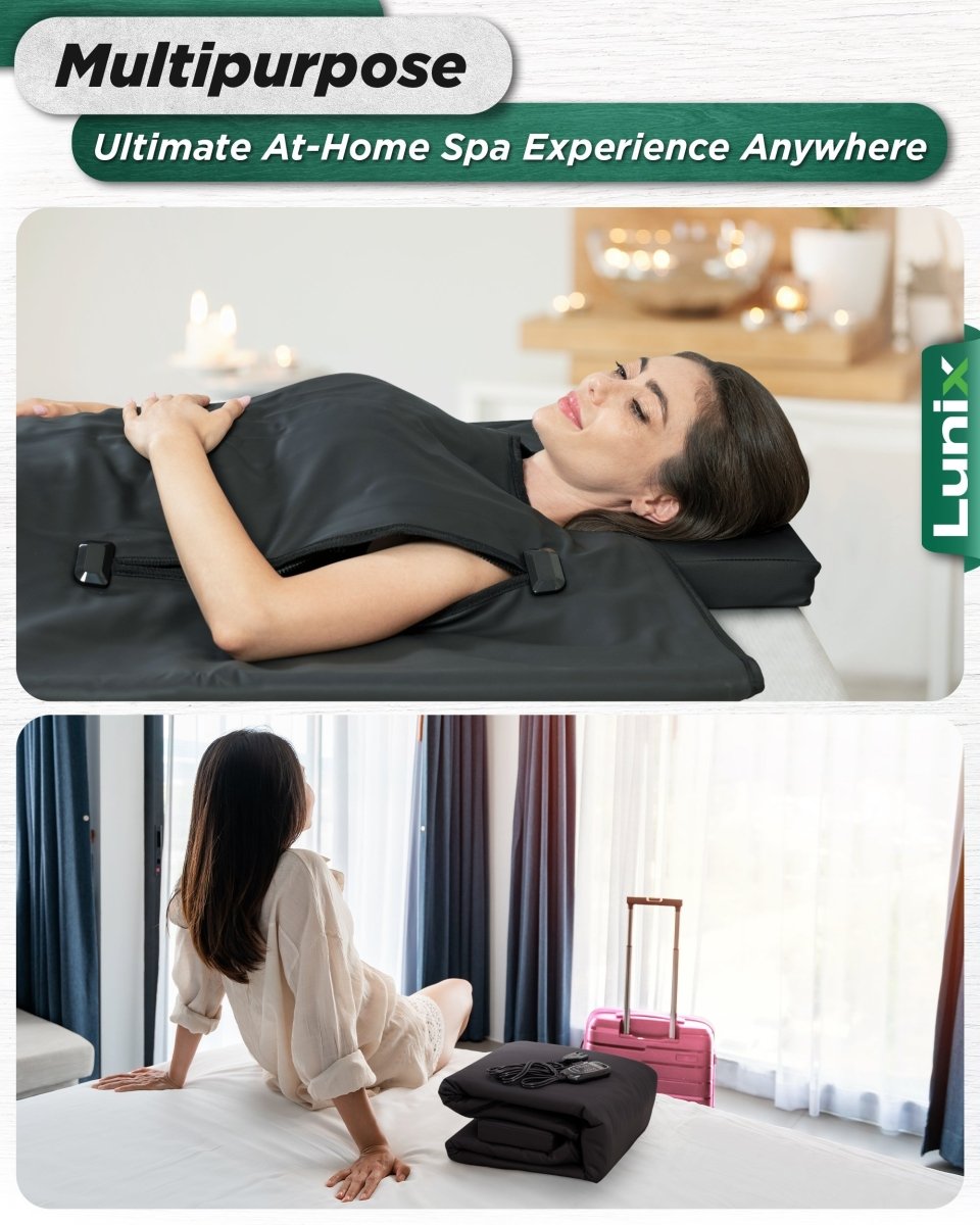 Portable Infrared Sauna Blanket | Lunix - Sauna Blanket - Lunix