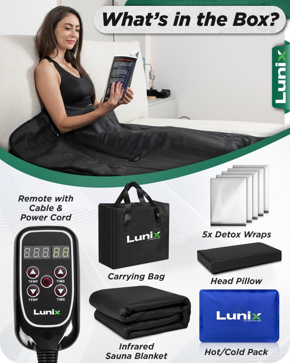 Portable Infrared Sauna Blanket | Lunix - Sauna Blanket - Lunix