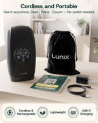 Red Light Hand Massager Charcoal Black | Lunix - Hand Massager - Lunix