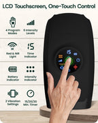 Red Light Hand Massager Charcoal Black | Lunix - Hand Massager - Lunix