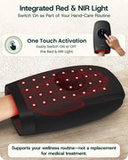 Red Light Hand Massager Charcoal Black | Lunix - Hand Massager - Lunix