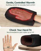 Red Light Hand Massager Charcoal Black | Lunix - Hand Massager - Lunix