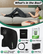 Red Light Therapy for Feet Charcoal Black | Lunix - Red Light Therapy - Lunix