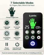 Rolling Hand Massager Charcoal Black | Lunix - Hand Massager - Lunix