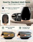 Rolling Hand Massager Charcoal Black | Lunix - Hand Massager - Lunix
