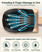 Rolling Hand Massager Charcoal Black | Lunix - Hand Massager - Lunix