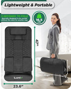 Stretching Mat Massager Charcoal Black | Lunix - Massage Mat - Lunix