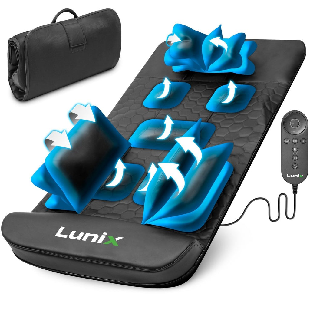 Stretching Mat Massager Charcoal Black | Lunix - Massage Mat - Lunix