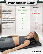 Stretching Mat Massager Charcoal Black | Lunix - Massage Mat - Lunix