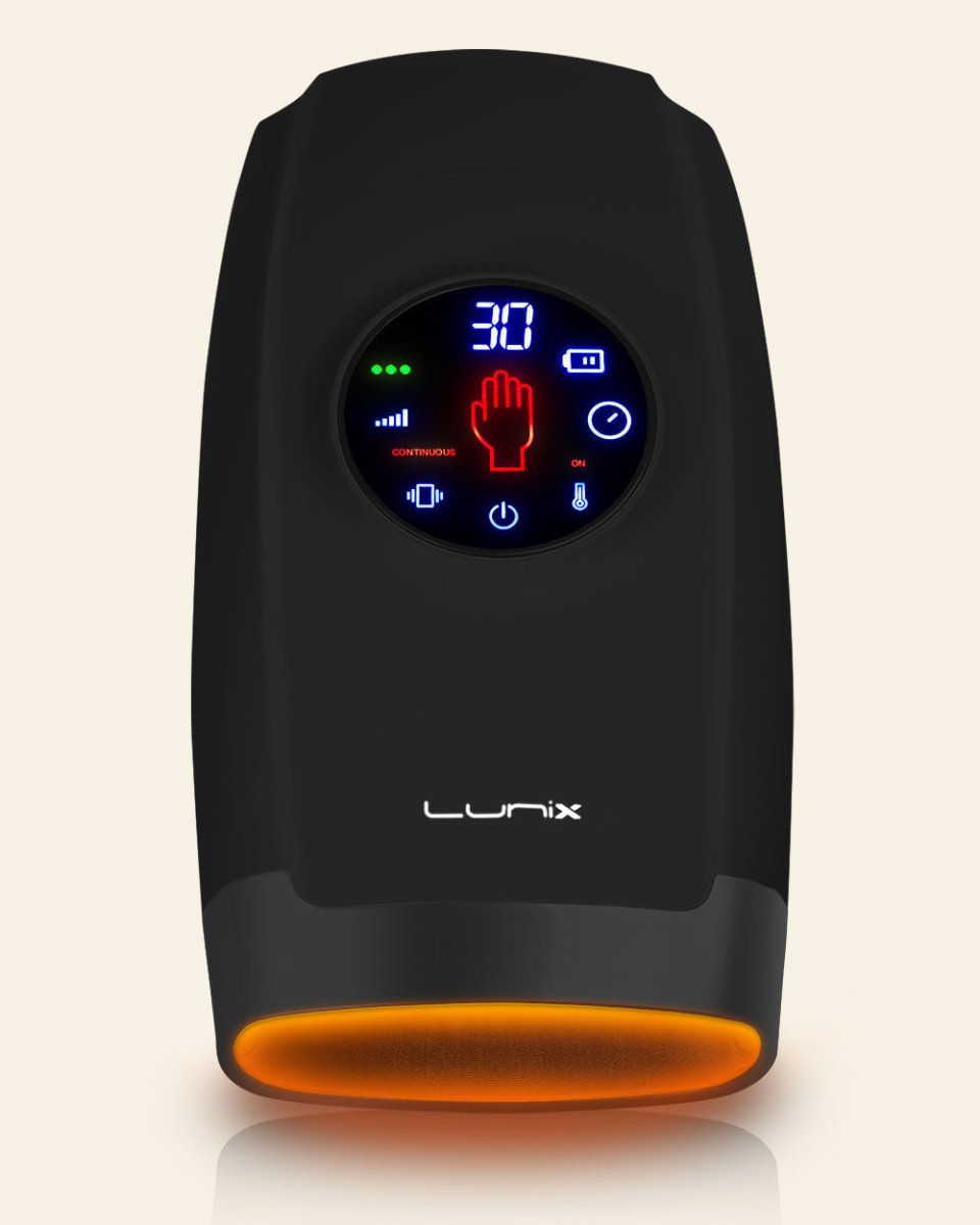 Touchscreen Hand Massager Charcoal Black | Lunix - Hand Massager - Lunix