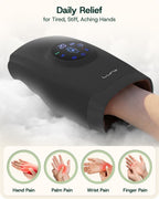 Touchscreen Hand Massager Charcoal Black | Lunix - Hand Massager - Lunix