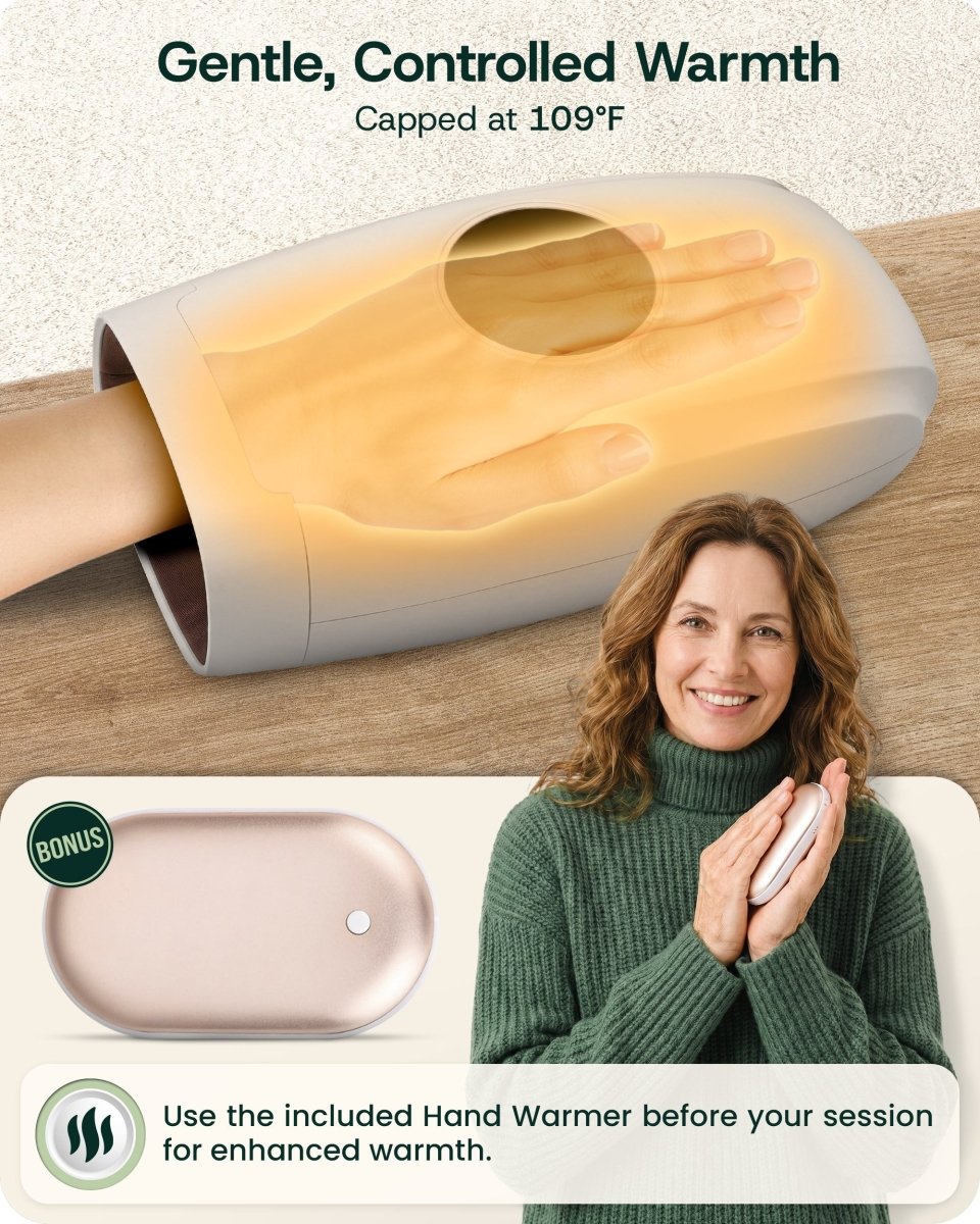 Touchscreen Hand Massager Cloud Gray | Lunix - Hand Massager - Lunix