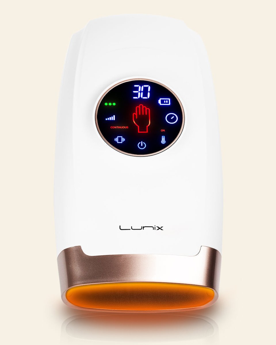Touchscreen Hand Massager Lunar White | Lunix - Hand Massager - Lunix
