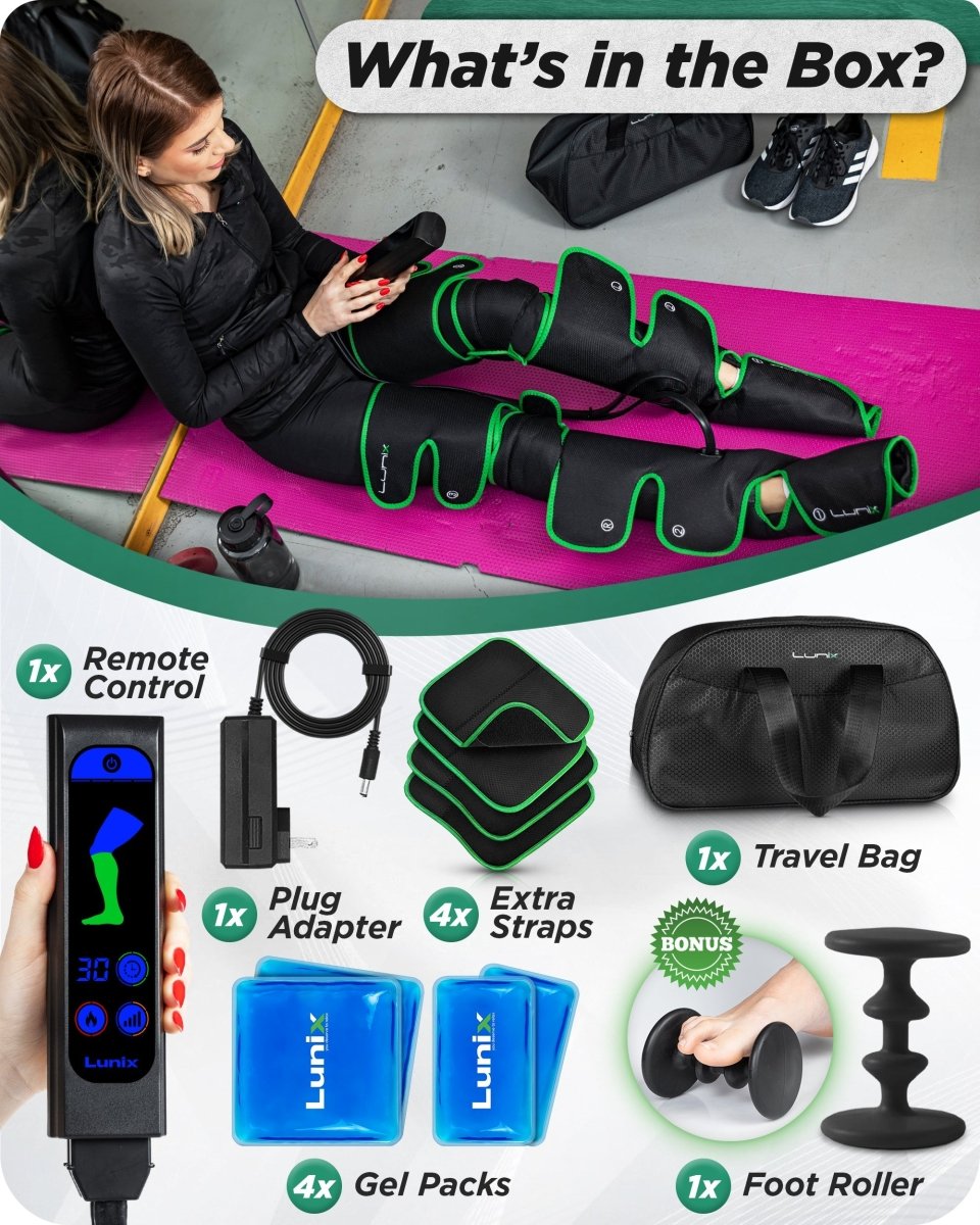 Upgraded Full Leg Massager Forest Green | Lunix - Full Leg Massager - Lunix