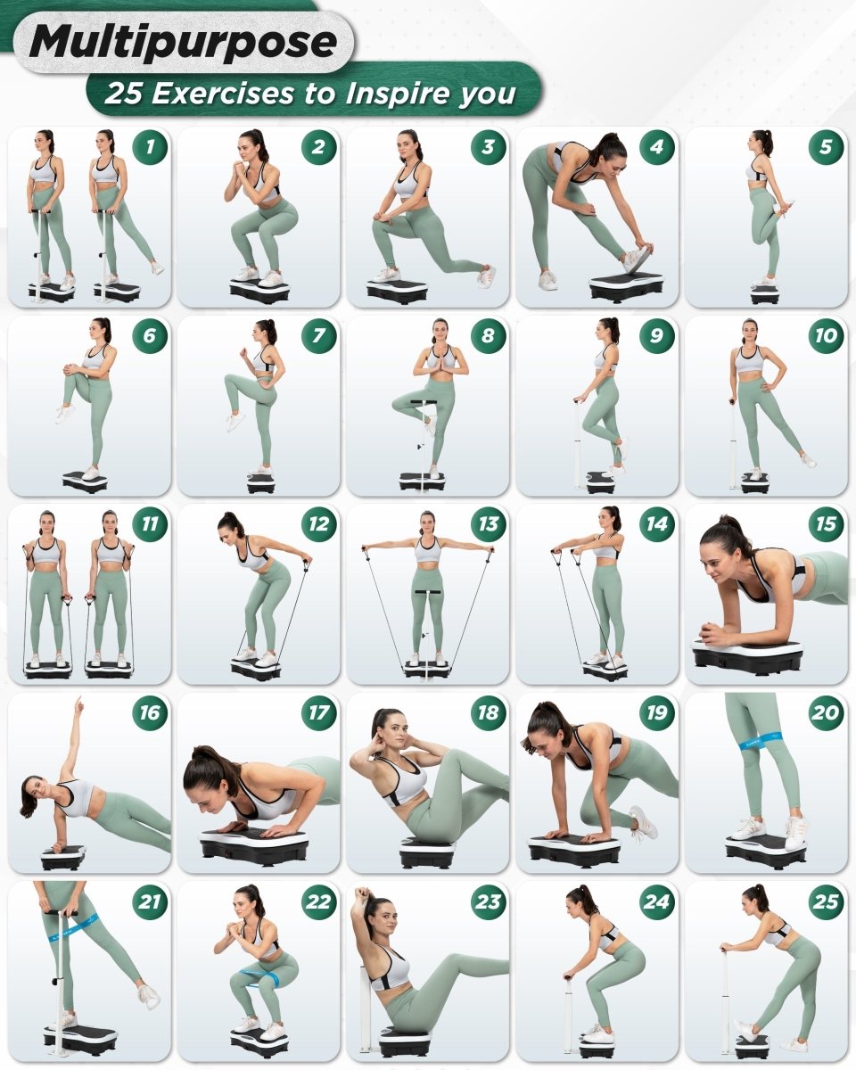 Vibration Plate Pearl White | Lunix - Vibration Plate - Lunix