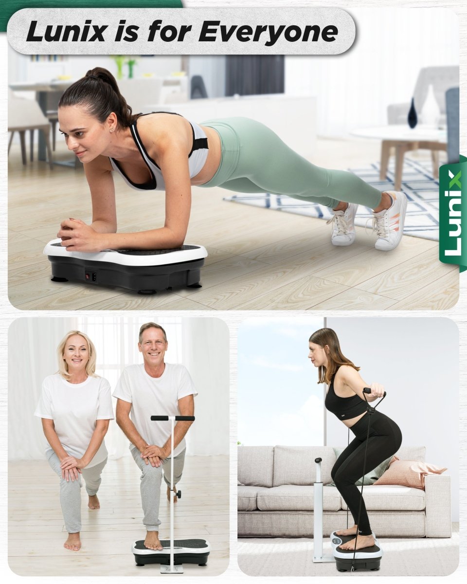 Vibration Plate Pearl White | Lunix - Vibration Plate - Lunix